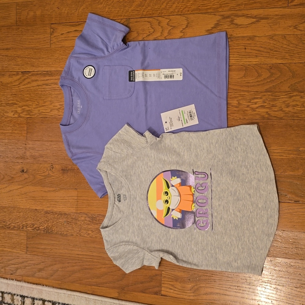 OKIE DOKIE AND JUMPING BEANS TODDLER GIRLS TEES BUNDLE OF TWO SIZE 3T